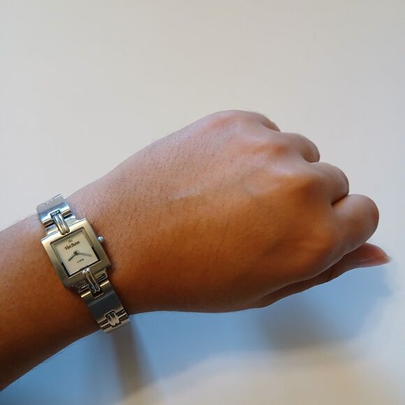 Vtg Van Buren Women's MOP Dial Silver Tone Stainless Steel Watch WR 3ATM 751 - Picture 6 of 14